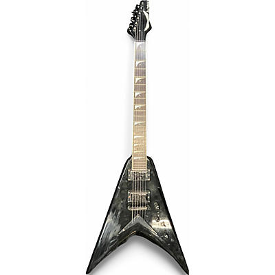 Used Dean Dave Mustaine Signature V Black Solid Body Electric Guitar