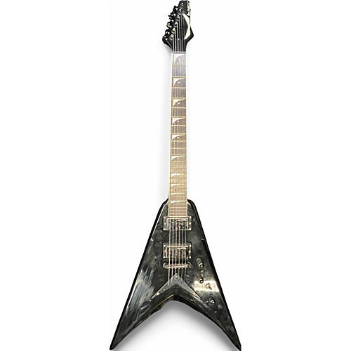 Used Dean Dave Mustaine Signature V Black Solid Body Electric Guitar Black