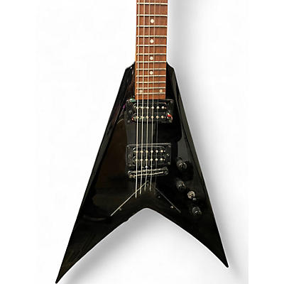 Used Dean Dave Mustaine Signature V Black Solid Body Electric Guitar