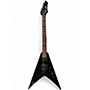 Used Dean Dave Mustaine Signature V Black Solid Body Electric Guitar Black