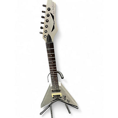 Used Dean Dave Mustaine Signature V Gray Solid Body Electric Guitar