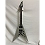 Used Dean Used Dean Dave Mustaine Signature V Metallic Silver Solid Body Electric Guitar Metallic Silver