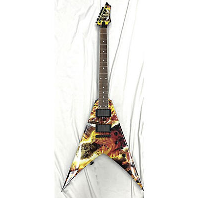 Dean Used Dean Dave Mustaine V 'End Game Graphics' End Game Graphics Solid Body Electric Guitar