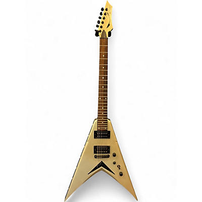 Used Dean Dave Mustaine VMNTX FLYING V Silver Solid Body Electric Guitar