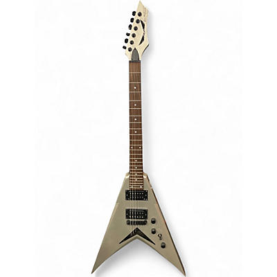 Used Dean Dave Mustaine VMNTX SILVER Solid Body Electric Guitar