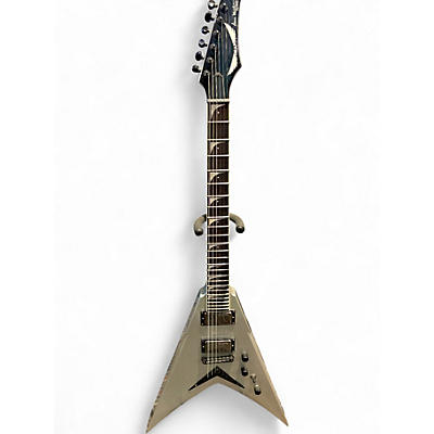 Used Dean Dave Mustaine VMNTX Silver Solid Body Electric Guitar