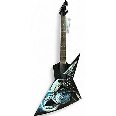 Used Dean Dave Mustaine Zero Angel of Deth II Black Solid Body Electric Guitar