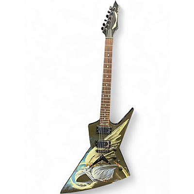 Used Dean Dave Mustaine Zero Angel of Deth II Black Solid Body Electric Guitar
