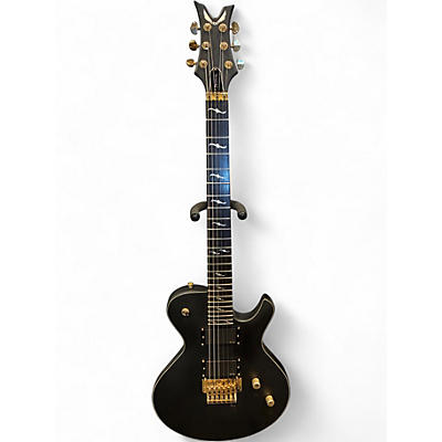 Used Dean Deceiver F with Floyd Rose Black and Gold Solid Body Electric Guitar