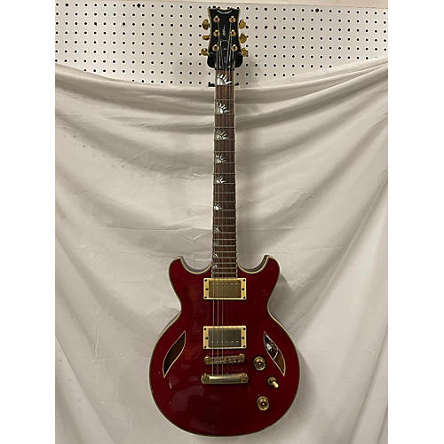 Dean Used Dean Del Sol Red Hollow Body Electric Guitar Red