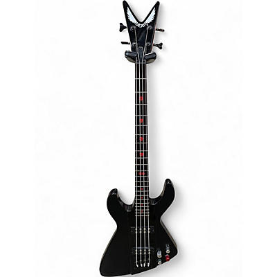 Used Dean Demonator 4 String Black Electric Bass Guitar
