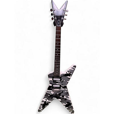 Dean Used Dean Dime-O-Flage Snow Camo Camo Solid Body Electric Guitar