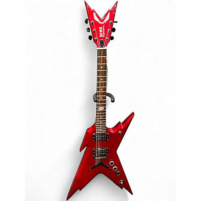Used Dean Dime Razorback Blood Red Solid Body Electric Guitar