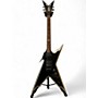 Used Dean Used Dean Dime Razorback V Black and Silver Solid Body Electric Guitar Black and Silver