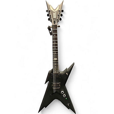 Used Dean Dime Razorback V Satin Black Solid Body Electric Guitar