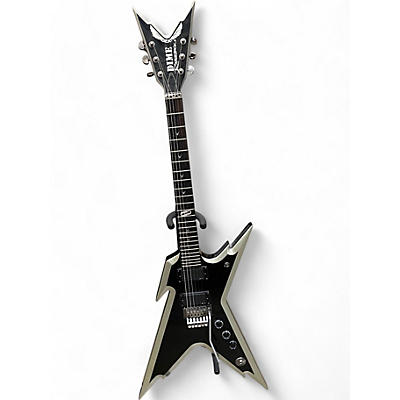 Dean Used Dean Dimebag Razorback 255 Black and Silver Solid Body Electric Guitar