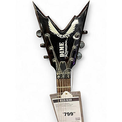 Used Dean Dimebag Razorback Black Solid Body Electric Guitar