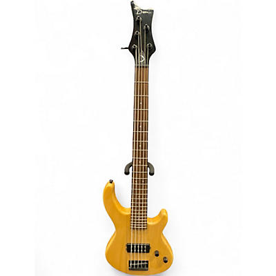 Used Dean E1-5 VH edge  Natural Electric Bass Guitar
