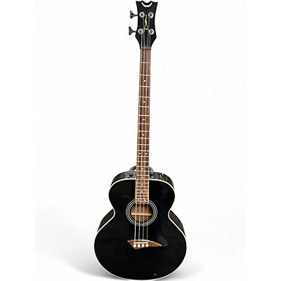 Used Dean EAB Black Acoustic Bass Guitar