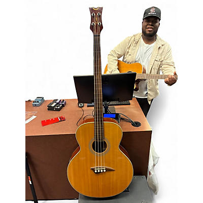 Used Dean EAB FL Natural Acoustic Bass Guitar