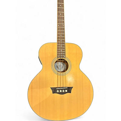 Used Dean EAB NATURAL Acoustic Bass Guitar