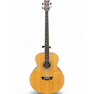 Used Dean EAB Natural Acoustic Bass Guitar