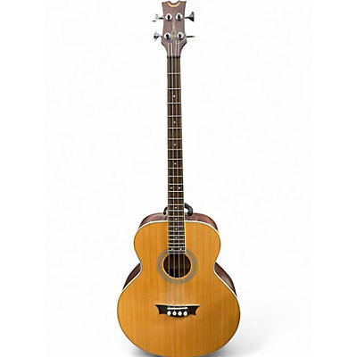Used Dean EAB Natural Acoustic Bass Guitar