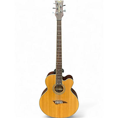 Used Dean EABC 5 String Natural Acoustic Bass Guitar