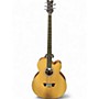 Used Dean EABC 5 String Natural Acoustic Bass Guitar Natural