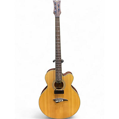 Used Dean EABC 5 String Natural Acoustic Bass Guitar