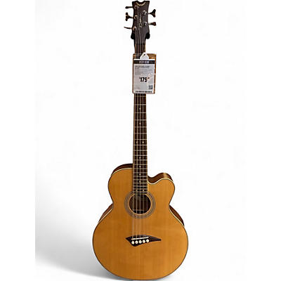 Used Dean EABC 5 String Natural Acoustic Bass Guitar