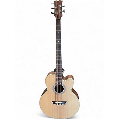 Used Dean EABC 5 String Natural Acoustic Bass Guitar
