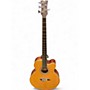 Used Dean EABC 5 String Natural Acoustic Bass Guitar Natural