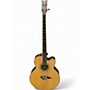 Used Dean EABC Natural Acoustic Bass Guitar Natural