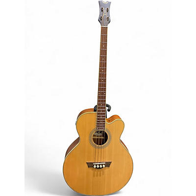 Used Dean EABC Natural Acoustic Bass Guitar