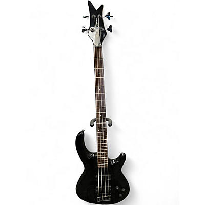Used Dean EDGE 4 Trans Black Electric Bass Guitar