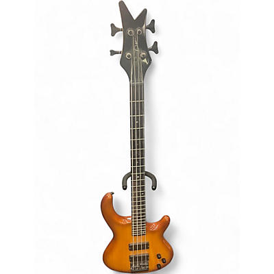 Used Dean EDGE EO1 Trans Amber Electric Bass Guitar