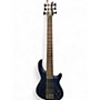 Used Dean EDGE Q6 BLUE Electric Bass Guitar BLUE