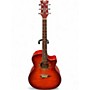 Used Dean EQA TCS Red to Black Fade Acoustic Guitar Red to Black Fade
