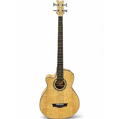Used Dean EQABA GN L Natural Acoustic Bass Guitar
