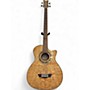 Used Dean EQABA GN NATURAL QUILT Acoustic Bass Guitar NATURAL QUILT
