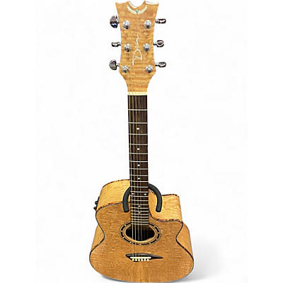 Used Dean EQAGN Exotica Ash 2 Tone Sunburst Acoustic Electric Guitar