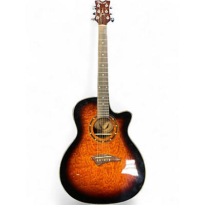 Used Dean EQATBZ Exotica 2 Color Sunburst Acoustic Electric Guitar