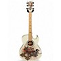 Used Dean EXHIBITION RESURRECTION WHITE Acoustic Guitar WHITE