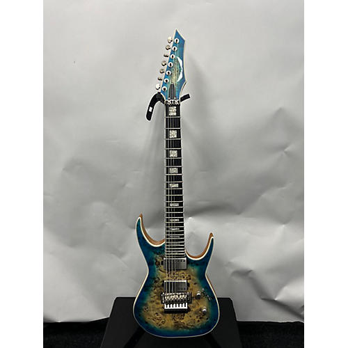 Dean Used Dean EXILE 7 STRING BURLED POPLAR TOP Solid Body Electric Guitar BURLED POPLAR TOP