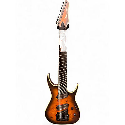 Used Dean EXILE MULTISCALE 8 STRING NATURAL BURST Solid Body Electric Guitar