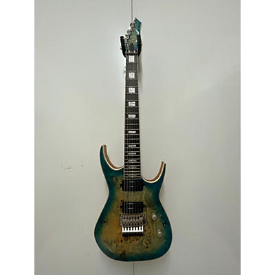 Dean Used Dean EXILE SELECT 7 STRING Floyd Rose Turquoise Burst Solid Body Electric Guitar