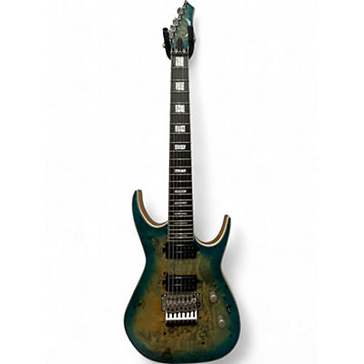 Used Dean EXILE SELECT 7 STRING floyd rose Turquoise burst Solid Body Electric Guitar