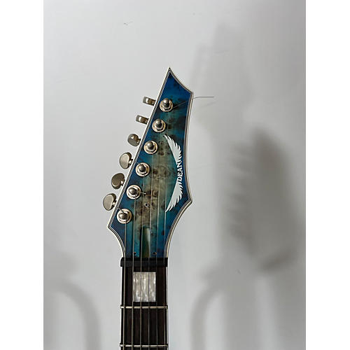 Dean Used Dean EXILE SELECT TRANSPARENT BLUE Solid Body Electric Guitar TRANSPARENT BLUE