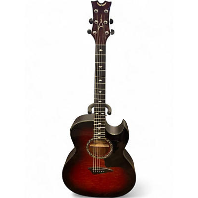 Used Dean EXQA Exhibition Quilted Ash Tiger Eye Acoustic Electric Guitar